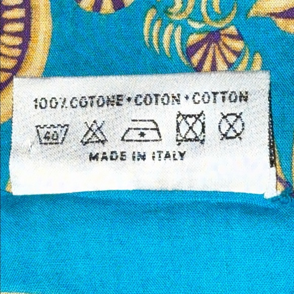 Gianni Versace Printed Cotton Beach Cover Up - Picture 7 of 7